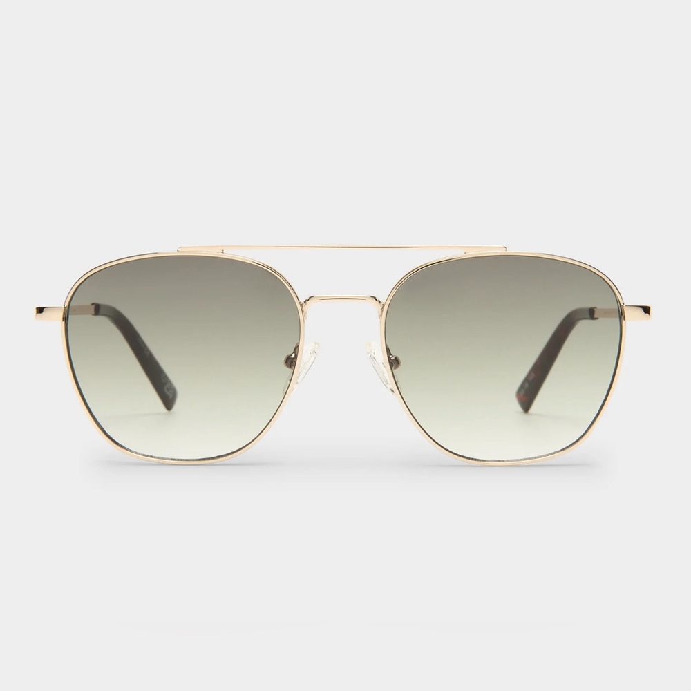 Stylish Le Specs Gold Aviator Sunglasses